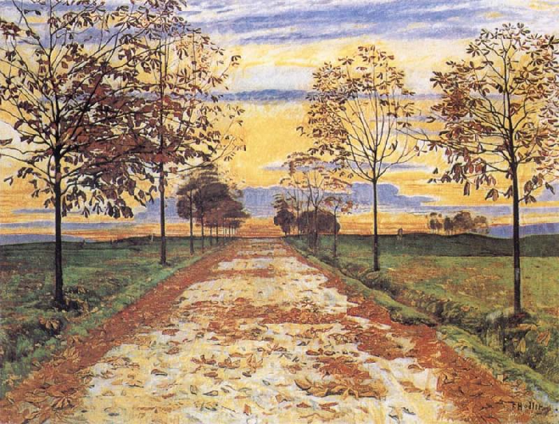 Autumn Evening, Ferdinand Hodler